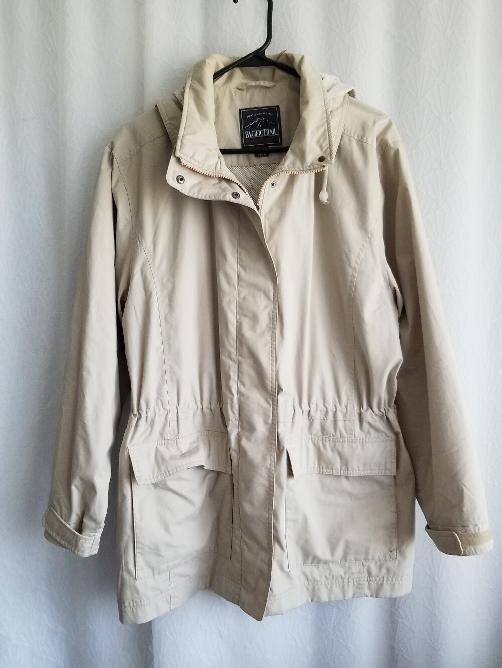 Pacific Trail Outdoor Wear Light Beige Hooded Women's Jacket M